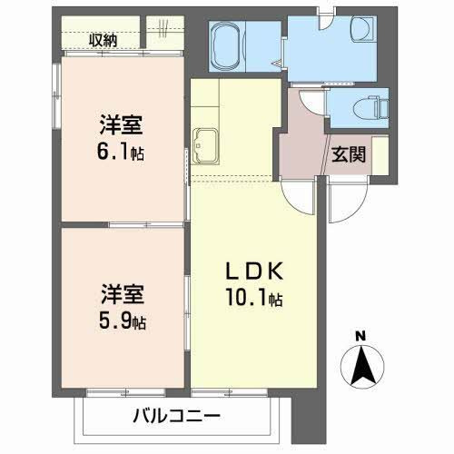 アーバンハイツＴ Ⅱの間取り