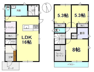 【間取り】 | 戸建　柳原