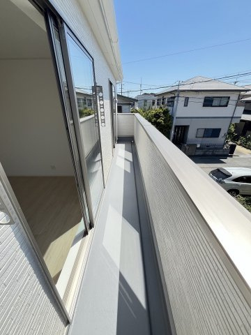 【バルコニー】 | 福岡市早良区小田部4丁目第5　1号棟（全1棟）【仲介手数料無料・0円】 | 現地写真。