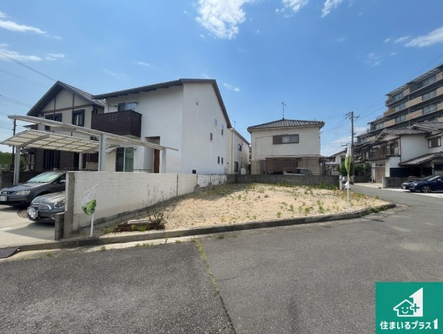 加古川市尾上町今福　新築一戸建ての外観|周辺は落ち着いた街並みの住宅地！子育てがしやすい住環境です！まだ未完成ですが、現地でしかわからない事もございます。是非一度ご覧ください。