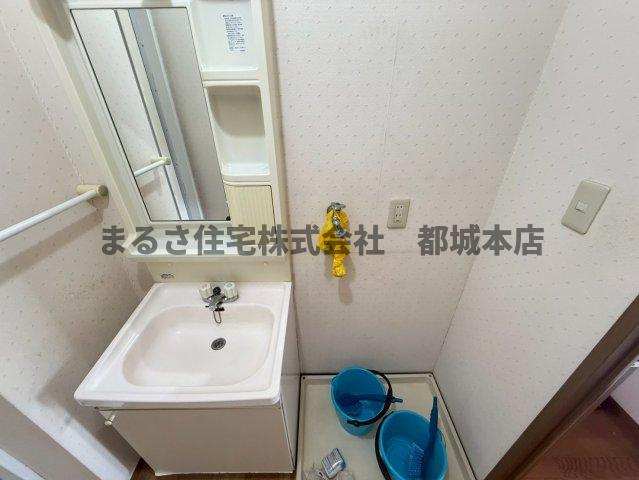 セジュールウエストの洗面所|リフォーム中