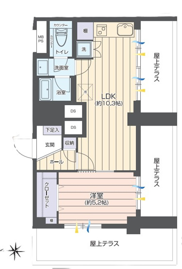 【間取り】 | 下馬パークハウス