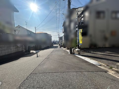堺市堺区神石市之町　土地の前面道路含む現地写真