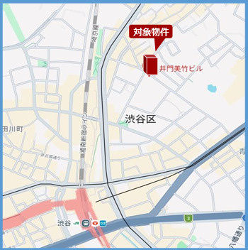 井門美竹ビルの地図
