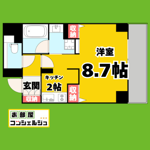 CASSIA車道(旧:クリオ車道)の間取り