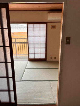 鳥取県倉吉市店舗付き一棟マンションの和室