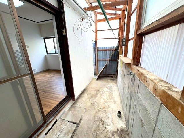 古市戸建てのバルコニー