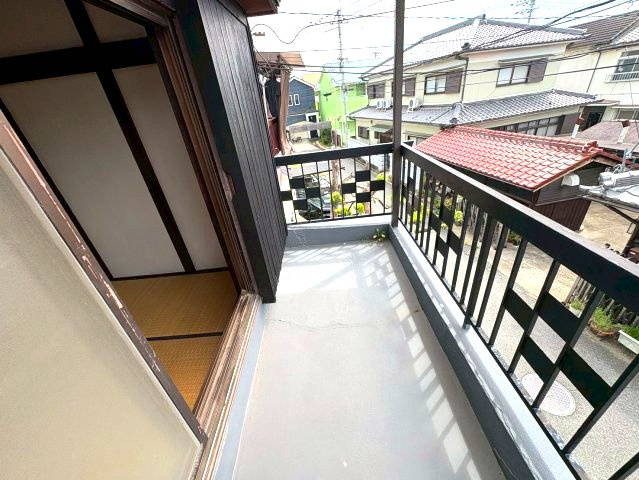 古市戸建てのバルコニー