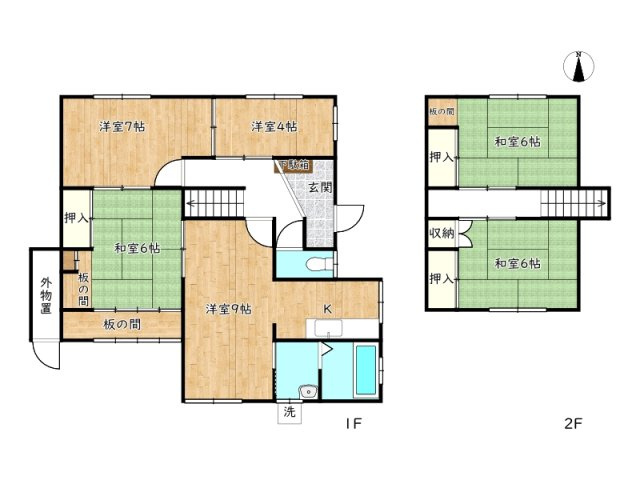 【間取り】 | 姫路市手柄／中古戸建