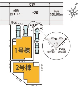 二十世紀が丘柿の木町3期【柿の木台小学校:徒歩3分】の区画図