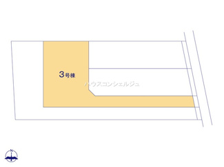 【区画図】 | 名古屋市守山区森孝２丁目136【仲介手数料無料】新築一戸建て　3号棟