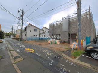 【前面道路含む現地写真】 | 名古屋市守山区森孝２丁目136【仲介手数料無料】新築一戸建て　3号棟