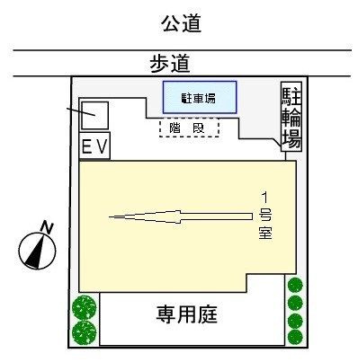 Nexus110の駐車場
