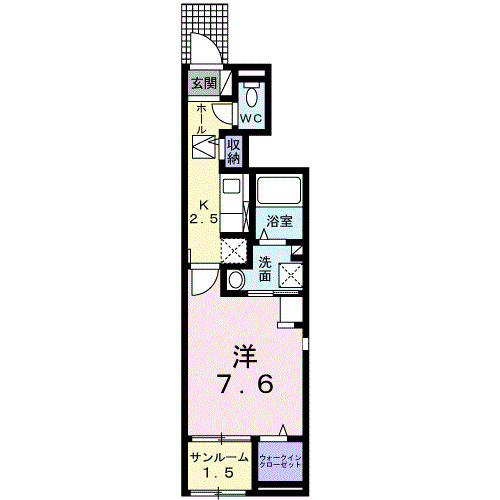 アンド　ザ　ブルー　Ⅱの間取り