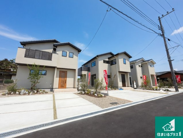 ●奈良市西ノ京町　第1期　新築一戸建ての外観|お客様に長く安心して住んでいだだける事にこだわった家づくり！住んでからのアフターサービスにもしっかりと取り組んでいます！