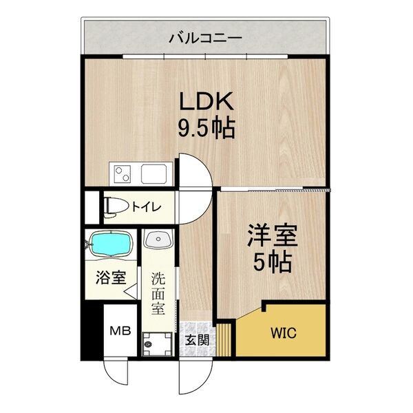 パークモダン新大阪(フルリノベーション)の間取り
