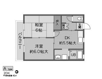 カーサ・オクムラの間取り