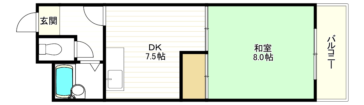 プレアール桑津の間取り
