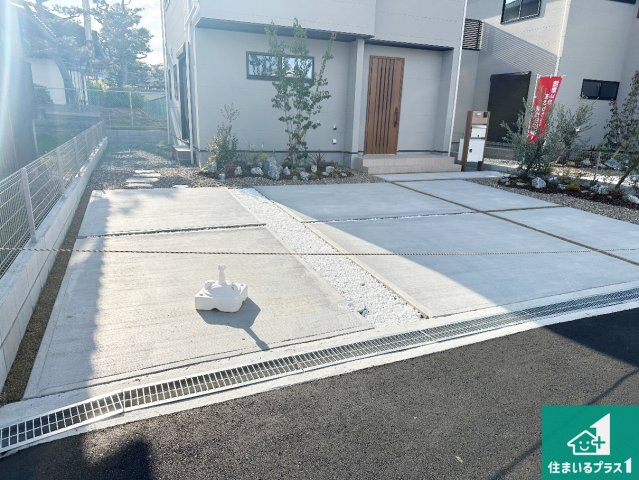 ●29(土)30(日)現地説明会！　奈良市西ノ京町　全3邸の駐車場|駐車スペース！散水栓があるので、こまめに愛車を洗えます！