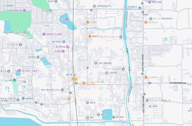●29(土)30(日)現地説明会！　奈良市西ノ京町　全3邸の地図