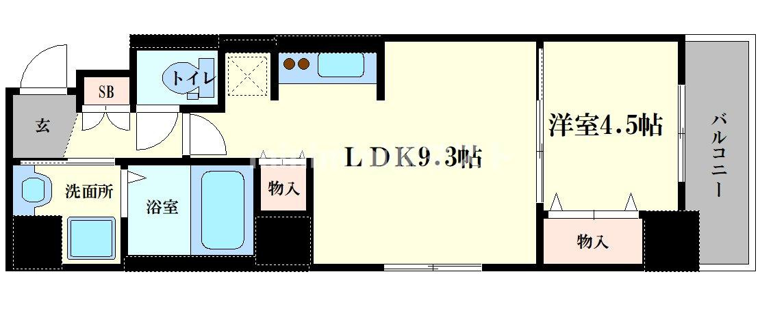藤の邸　江戸堀の間取り