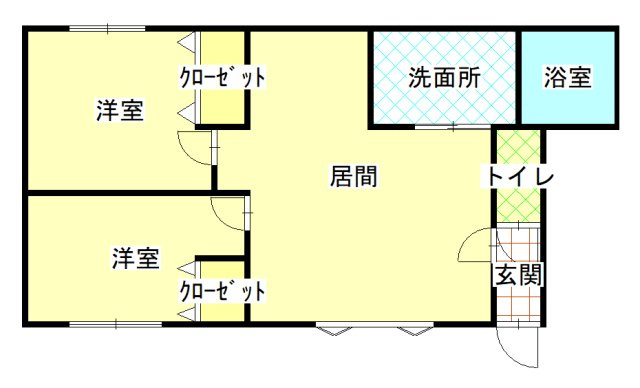 DioⅡの間取り