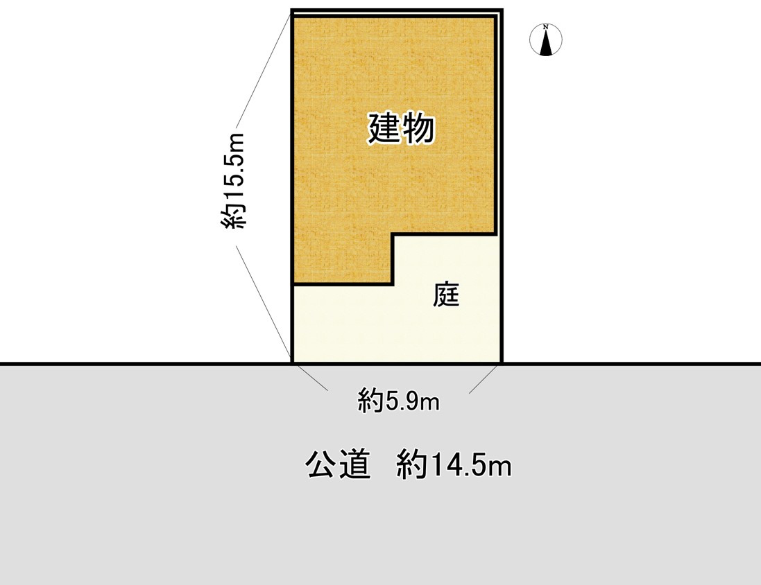 南区豊田三丁目　売戸建の区画図|区画図　※図面と現況が異なる場合は現況優先といたします。