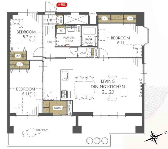 多摩市貝取１丁目の中古マンション