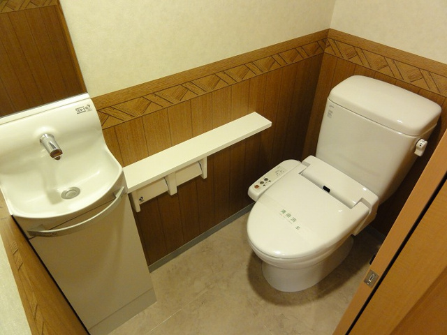 熊本市南区田迎町大字田井島の賃貸マンションのトイレ