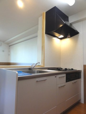 熊本市南区田迎町大字田井島の賃貸マンションのキッチン