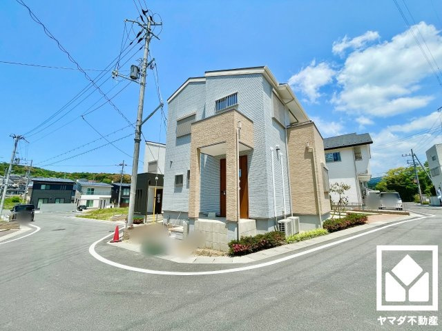 大津市石山寺４丁目　3期　2号地の前面道路含む現地写真