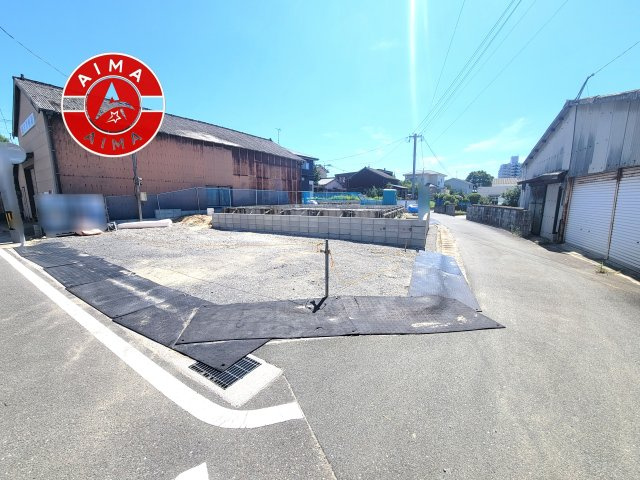 福津市西福間3丁目第5-2棟（1号棟）の外観|デザイン性のある外観です。
