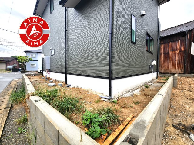 福津市西福間3丁目第5-2棟（1号棟）の外観|お庭で自由な時間を過ごせます。