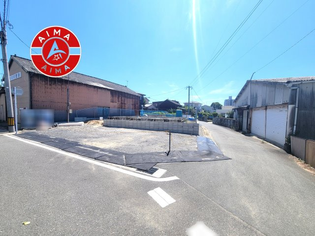 福津市西福間3丁目第5-2棟（1号棟）の前面道路含む現地写真|見学の時間などお気軽にお問い合わせ下さい。