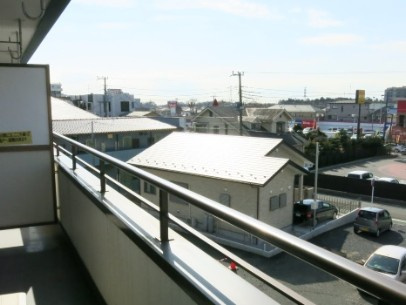 相模原市中央区共和４丁目の賃貸マンションのバルコニー