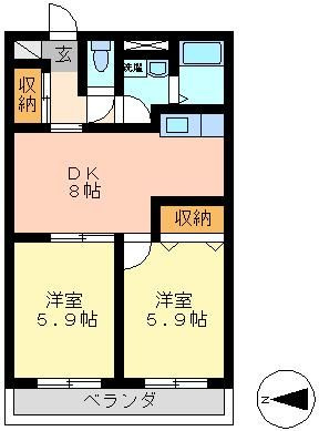 クレストの間取り