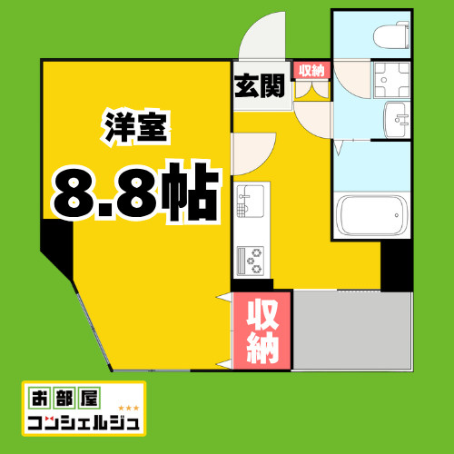 ラ　ベル　ヴィーの間取り