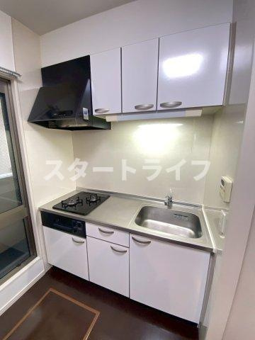 大阪市淀川区木川東４丁目の賃貸マンションのキッチン