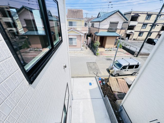 西馬橋4丁目新築戸建【旭町小学校:6分】の展望|バルコニーより道路側眺望