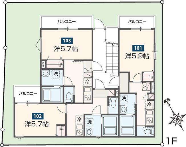 【間取り】 | MELDIA東大宮Ⅳ