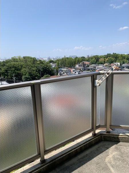 ソレイルコート桜本町のバルコニー