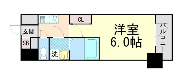 エスリード神戸レジデンスの間取り