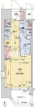 レオンコンフォート京橋の間取り