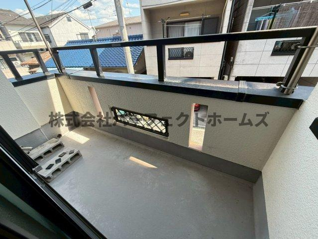 須山町戸建　賃貸のバルコニー|陽当たり良好なバルコニーです