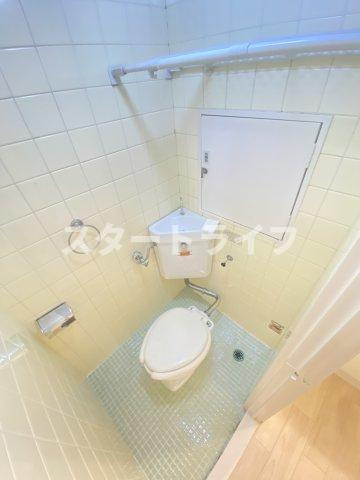 大阪市東淀川区東中島２丁目の賃貸マンションのトイレ