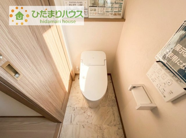 【トイレ】 | 土浦市中村南1丁目　新築戸建　1号棟 | 節水できるトイレで、少ないお水でもしっかりと洗浄してくれます！