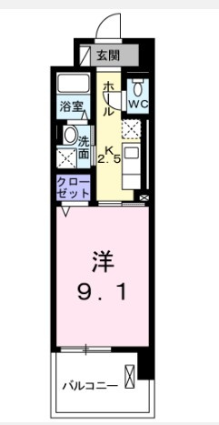 プラシードの間取り