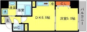BRAVI南堀江の間取り