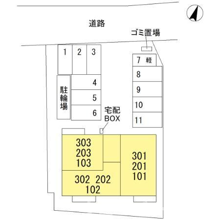 TORISIAサクセスの区画図
