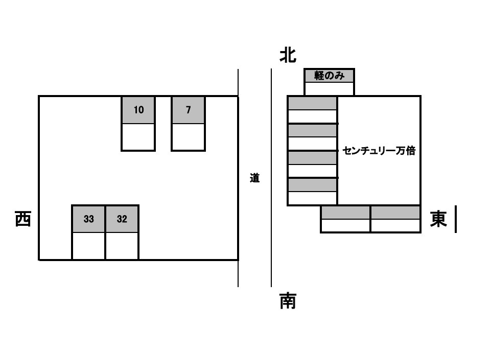 センチュリー万倍の区画図